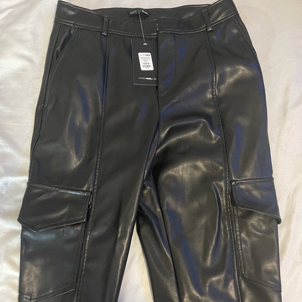 Black cargo pants